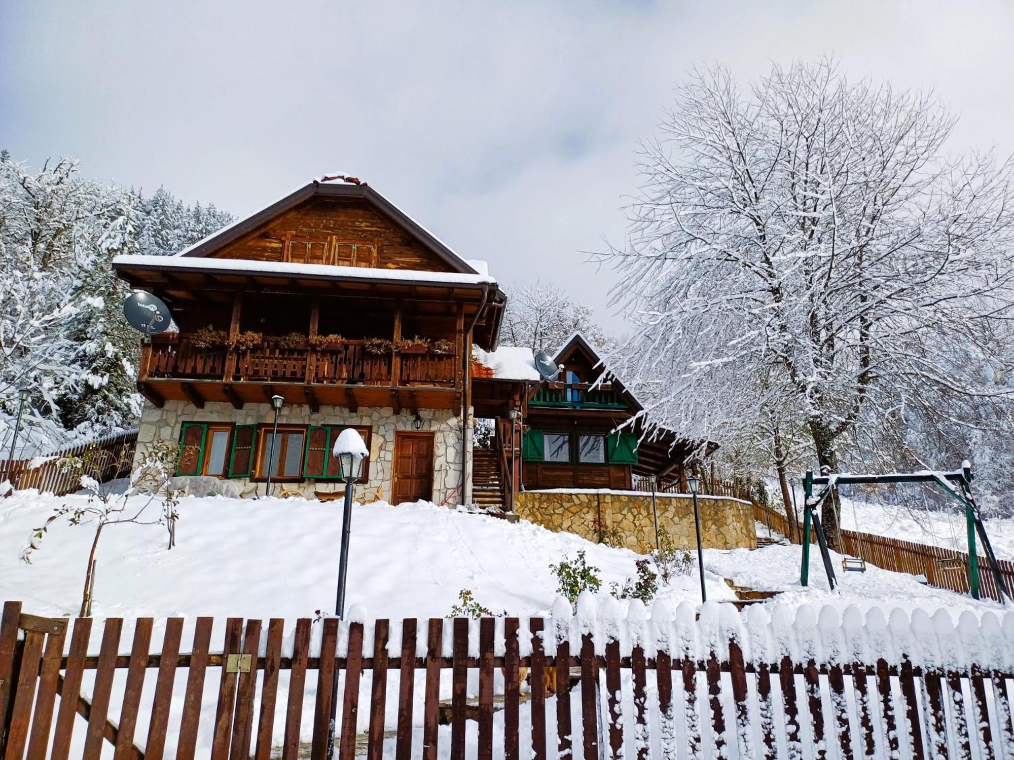 Drvene Kuce Suska - Wooden Houses Suska Zaovine Buitenkant foto
